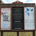 Outside Sign Seaton Carew Methodist Church photo taken 2018