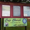 Peter lee Chapel labyrinth notice